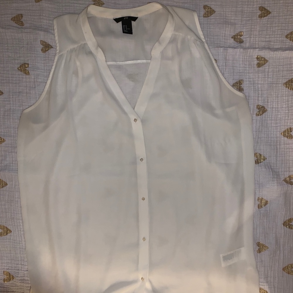 Cream tank top